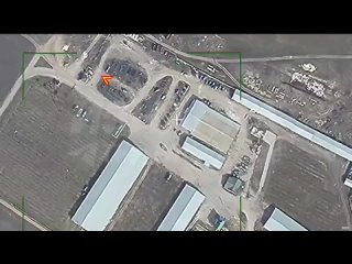 После удара по вражеским Ми-17В-5, противник пытался на грузовике спасти НАР уехав в соседнюю Новопавловку (ДНР) спрятавшись в а