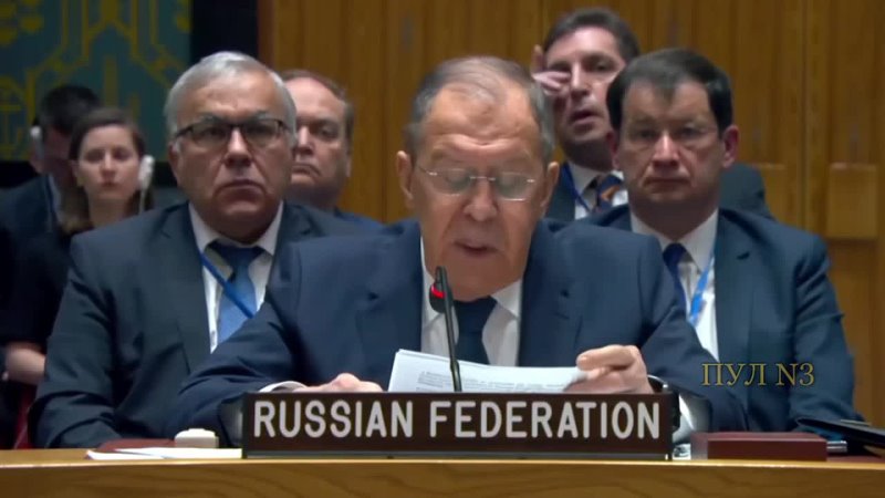 Lavrov at the United Nations Security Council on the Middle East on the Palestinian question: So far our