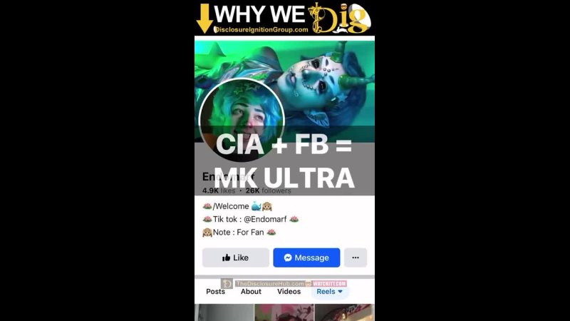 CIA Secret FB boosting of MK Ultra Bad