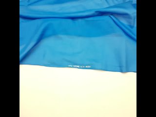 Батист шелковый “Батистовый микс“ №54 темно-голубой цвет с васильковым подтоном
