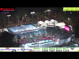 Смотреть онлайн трансляцию Теннис.  Андрей Рублёв -  Лиам Броуди. ATP 250  Гонконг. 4 января 2024. Четверг.