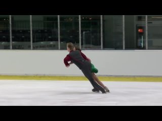 Polina Ivanenko _Daniil Karpov (RUS) _ Ice Dance Rhythm Dance _ Ljubljana 2018