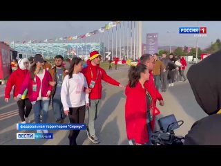 ‍ ‍ ‍ Глава республики Сергей Меняйло приехал на Всемирный фестиваль молодежи поддержать делегацию Северной Осетии. В ее составе
