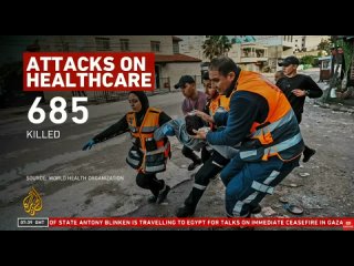 🇮🇱🇵🇸 OMS : les forces israéliennes ont tué près de 700 agents de santé à Gaza et attaqué des installations médicales 410 fois