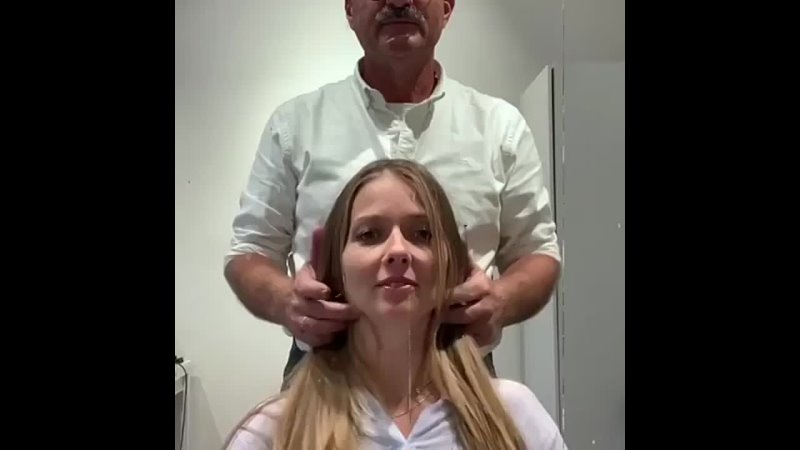long to shorter hair cuts - Rudolph Chops off Leisbeth Long Hair
