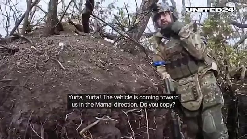 Avdiivka. Female Ukrainian combat medic fires back as Russian tanks attack trench