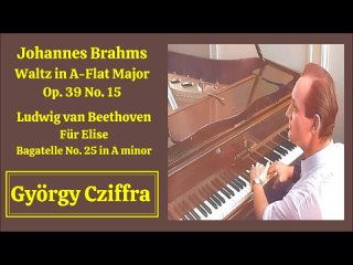 Brahms Waltz in A-Flat Major Beethoven Für Elise by György Cziffra NEW 2024!