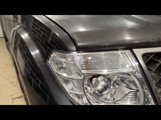 Nissan Pathfinder- замена линз, диодные Competizione 5k