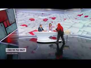 Щенок насрал на стол украинским пропагандистам в прямом эфире