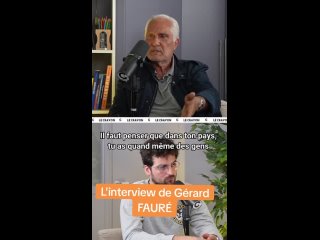 Linterview de Gérard FAURÉ à propos de