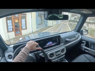 2022 Mercedes G63 AMG POV Driving on a Very Cold Day 0