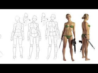 [Marc Brunet] ✏️ HOW TO DRAW SIMPLE ANATOMY