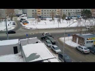 ️ Авария на въезде во двор на Крупской, 6
