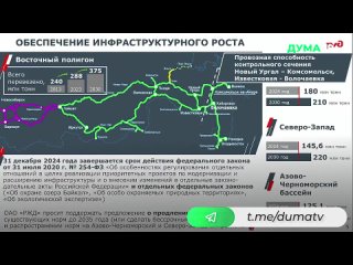 «В восточном направлении ж/д перевозки к 2030 году могут составить более 370 млн тонн»