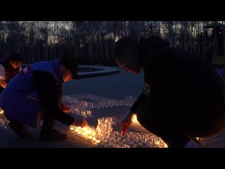 В Запорожской области зажглось 1000 свечей в память о погибших в «Крокус Сити Холл»
