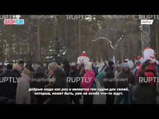 🇷🇺 Челябинцы слепили более сотни «снеговиков-добряков» в рамках ежегодной благотворительной акции