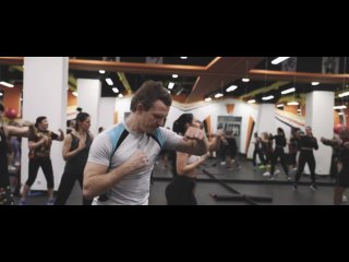 Актеры Свободного пространства на тренировке Fit Combat