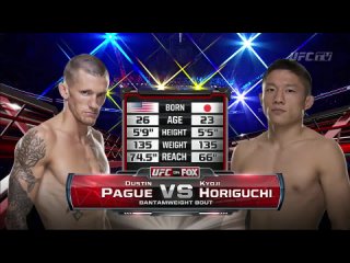 Kyoji Horiguchi vs. Dustin Pague UFC 166 - 19 октября 2013