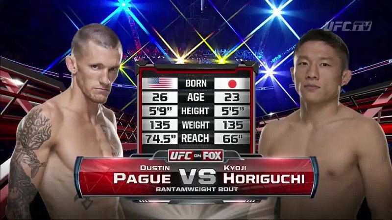 Kyoji Horiguchi vs. Dustin Pague UFC 166 - 19 октября 2013