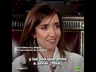Vicepresidenta argentina tilda a Milei de ’pobre jamoncito’