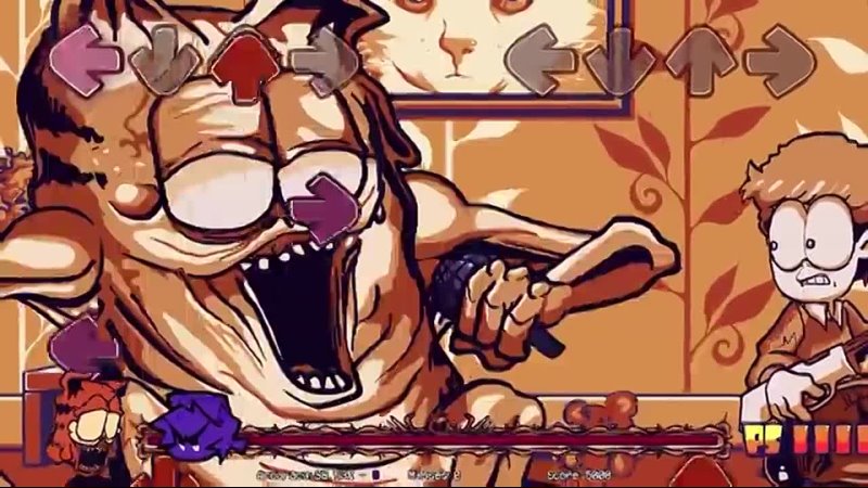 Community Game Friday Night Funkin VS Gorefield V2 FULL WEEK + Ending ( FNF Mod) ( Garfield Gameboyd,