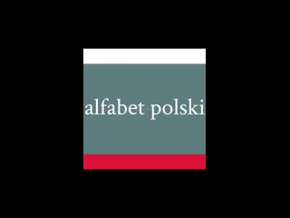 🇵🇱 Польский алфавит