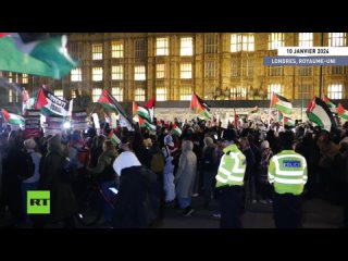 🇬🇧  Londres : manifestation contre un projet de loi anti-boycott