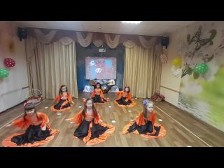 Коллектив Конопушки, цыганский танец Нанэ-цоха, хореография, детский сад