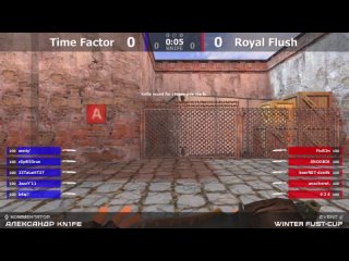Финал верхней сетки турнира по CS 1.6 от проекта ““ViaTeam““ [Time Factor -vs- Royal Flush] @kn1feTV