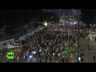 EN DIRECT : des manifestants à Tel-Aviv demandent la démission de Netanyahou