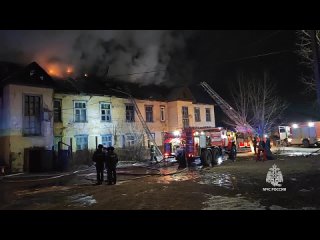 В Ростовском переулке в Улан-Удэ горел барак