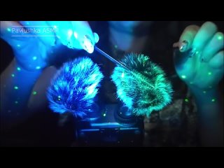 [Pavlushka ASMR] Whispers of Serenity: ASMR Journey with Microphone Windscreens and Brushes