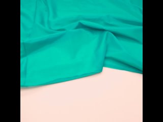 Батист шелковый “Батистовый микс“ №30 темно-бирюзовый цвет с легким зеленоватым подтоном