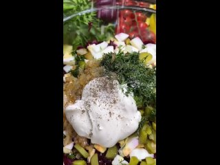 Свекольный салат из простых продуктов