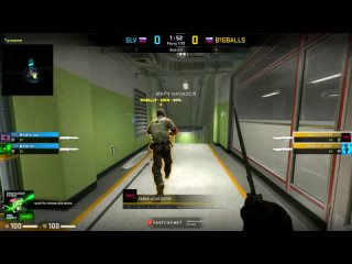 Полуфинал турнира по CS GO от проекта ““БОЙЦОВСКИЙ КЛУБ““ [B1GBALLS -vs- SLV] 2map @kn1feTV