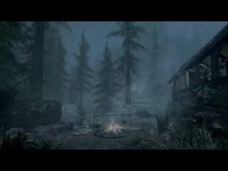 Skyrim Thunderstorms and Heavy Rain   Atmospheric Music  Ambience   Three Hours