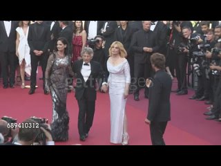 Emmanuelle Seigner, Roman Polanski, Eva Green at ’Based On A True Story’ on May 27, 2017 in Cannes, France.