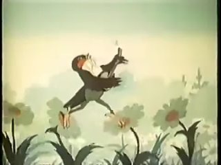 Мультфильм по басне Крылова “Квартет“, 1947 год