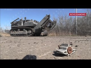 На Донбассе начал работу противоминный робот «Сталкер»