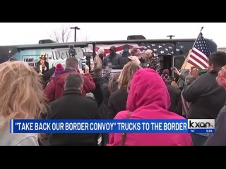 Конвой под девизом Take Our Border Back/Вернем нашу границу отправился из Вирджиния-Бич в сторону эпицентра