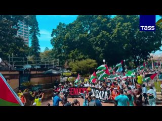 🇦🇺🇵🇸Varios miles de personas participan en una manifestación de apoyo a Palestina en Sídney, Australia