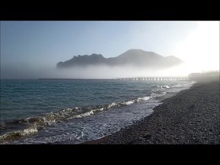 Кара-Даг, море и туман - Коктебель  г.