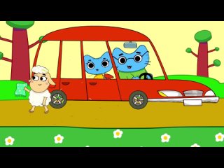 Fruit Song   Смешные Котята   Kit and Kate - Nursery Rhymes Russian