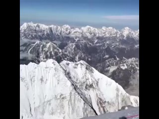 Вид с Эвереста в ясный день