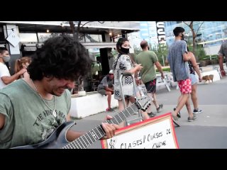 Sweet Child O Mine - Damian Salazar - (Guns N Roses Electric Guitar Cover) - ON THE STREET