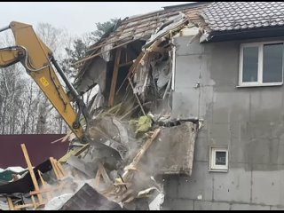 ️ В деревне Нагорное городского округа Мытищи снесли самовольные постройки