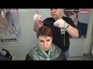 null - PIXIE to FREE HAND Ultra-Short PIXIE and ＊Fresh Color＊  Floors tutorial by TKS