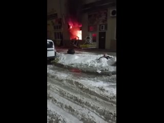 Ночью в Барнауле сгорела Шашлычная таверна