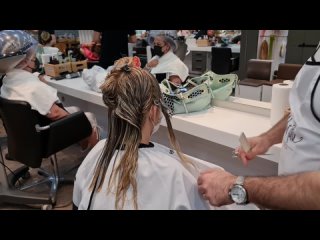 Serkan Karayılan Kuaför  - HOW TO CUT FLAT LAYER HAIR？ @Serkan Karayılan Hairdresser