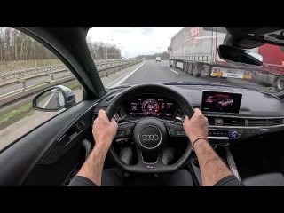 Audi RS4 Avant [V6 2.9 TFSI 450hp] |0-100| POV Test Drive #2015 Joe Black